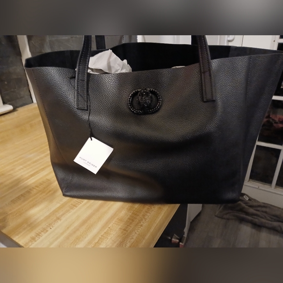 Kurt Geiger NWT Black Chelsea Large Tote RARE & Dustbag - Picture 2 of 7